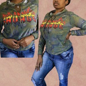 NWT Savage Hoodie by Rock International